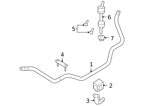 Stabilizer Bar & Components for 2012 Ford F-150 #0