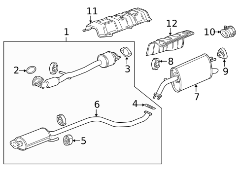 Exhaust Components for 2013 Chevrolet Spark #0