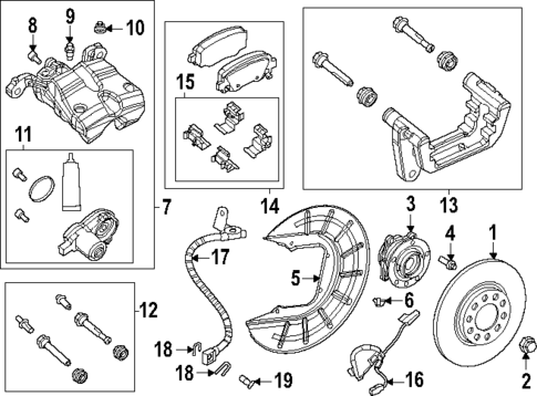 Rear Brakes for 2024 Dodge Charger Daytona #0