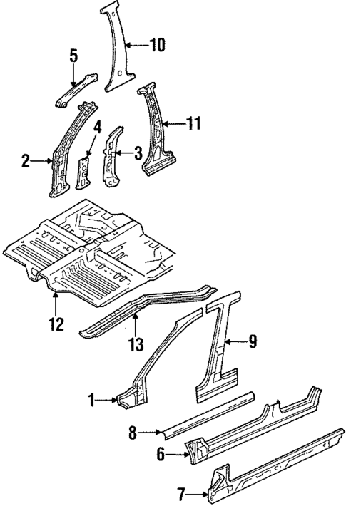 Rocker for 2001 Ford Escort #0