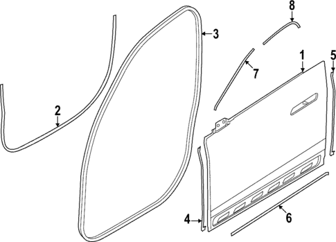 Door & Components for 2024 BMW iX #0