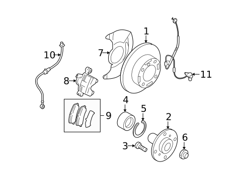 Front Brakes for 2011 Suzuki SX4 #0