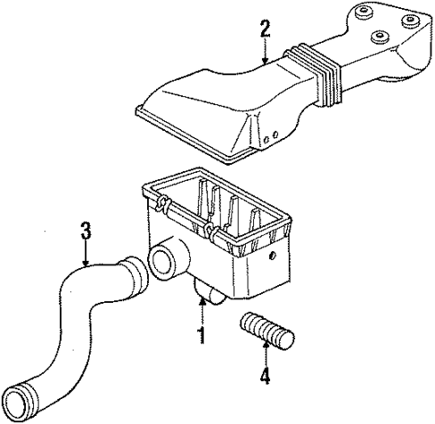 Air Inlet for 1988 Dodge Omni #0