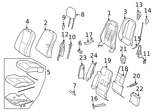 Power Seats for 2013 Mercedes-Benz CL63 AMG #2