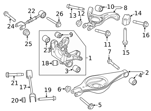 Suspension, Springs & Related Components for 2012 Ford Explorer #3