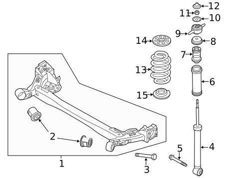 Rear Suspension for 2023 Kia Rio #0