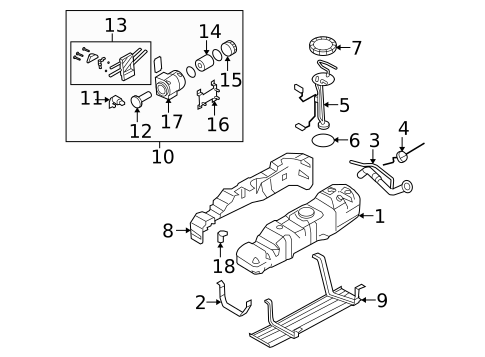 Fuel Pumps & Related Components for 2009 Ford F-250 Super Duty #0