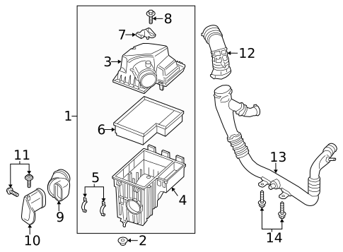 Air Intake for 2022 Ford Transit-350 HD #0