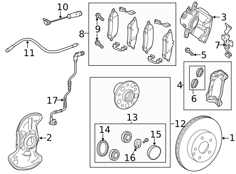 Brake Components for 2018 Mercedes-Benz SLC 300 #1