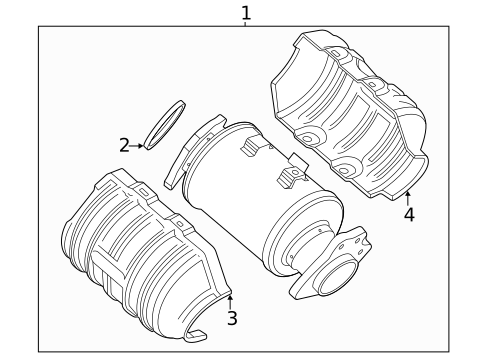 Exhaust Components for 2022 Chevrolet Corvette #1