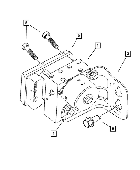 Brake Master Cylinder for 2004 Chrysler Pacifica #1