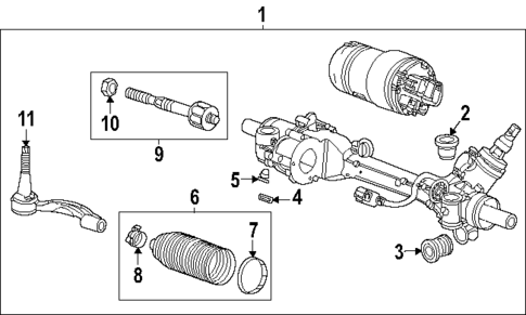 Steering Gear & Linkage for 2024 Chevrolet Blazer EV #0