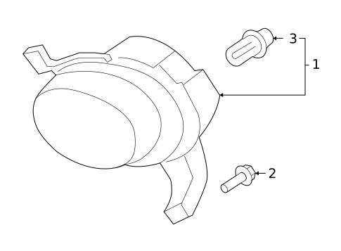 Bulbs - Chassis for 2009 Pontiac G3 #2