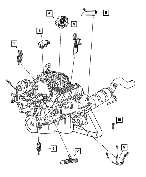 Sensors for 2008 Dodge Durango #1