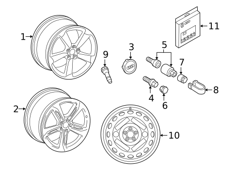 Wheels for 2018 Audi RS7 #1
