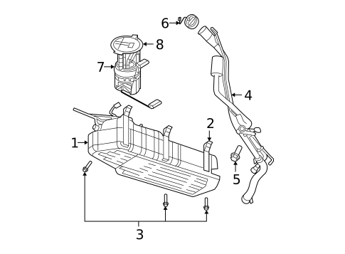 Fuel System Components for 2005 Jeep Grand Cherokee #0