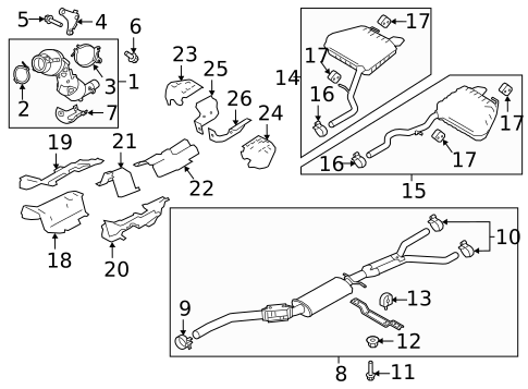 Exhaust Components for 2019 Land Rover Range Rover Velar #0