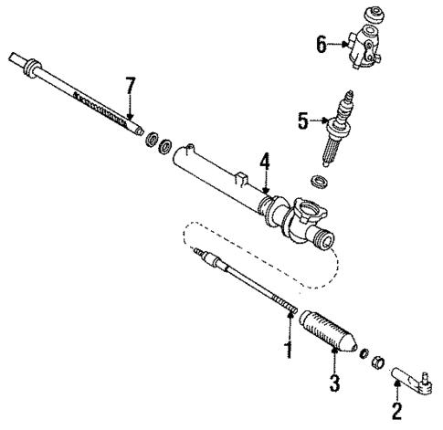 Steering Gear & Linkage for 1990 INFINITI Q45 #0