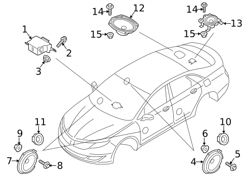 Sound System for 2014 Lincoln MKZ #1