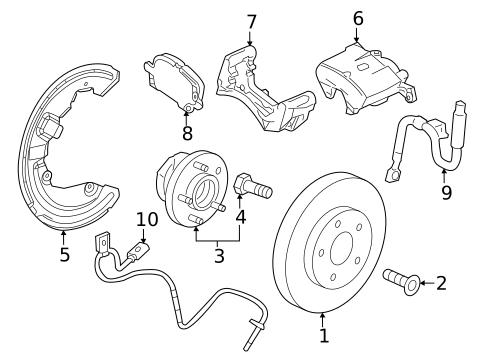 Brake Components for 2018 Chevrolet Camaro #1