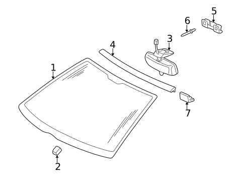 Reveal Moldings for 2002 Mercedes-Benz CLK430 #0