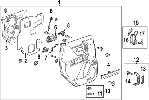 Rear Door for 2024 GMC Hummer EV Pickup #2