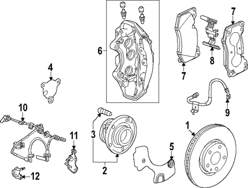 Anti-Lock Brakes for 2023 Chevrolet Corvette #0