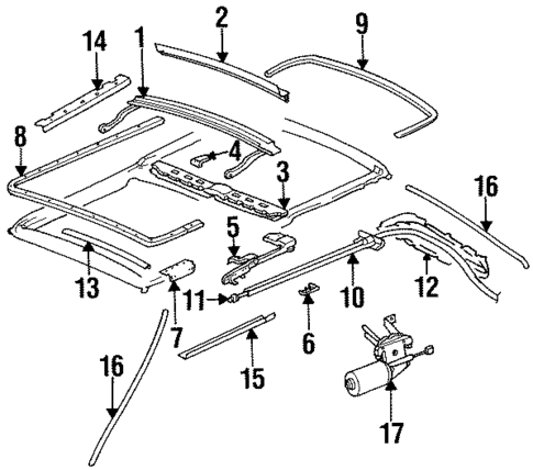 Sunroof for 1990 Mercedes-Benz 420SEL #1