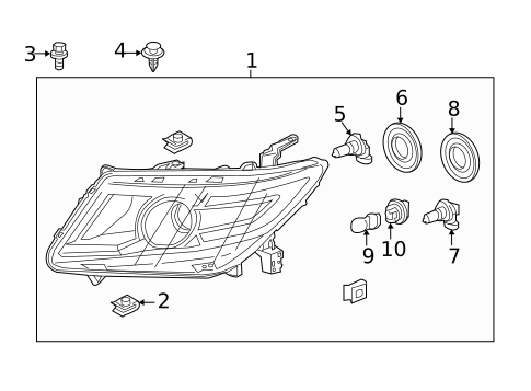 Bulbs - Chassis for 2014 Honda Odyssey #0