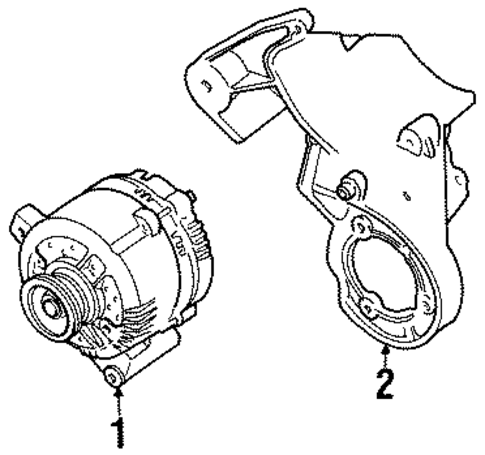 Alternator for 1997 Ford Mustang #1