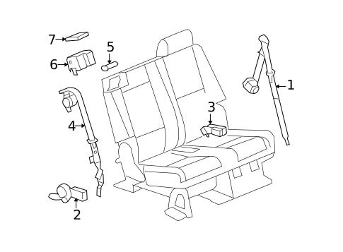 Rear Seat Belts for 2007 Chevrolet Suburban 1500 #0