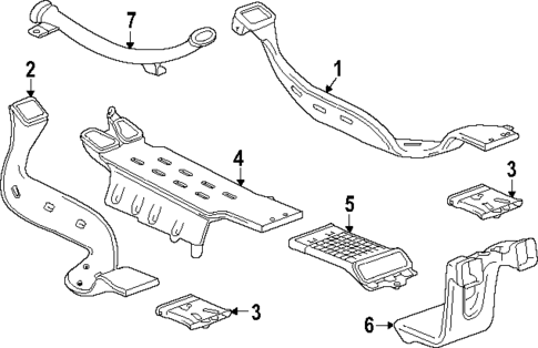 Ducts for 2023 GMC Sierra 1500 #3