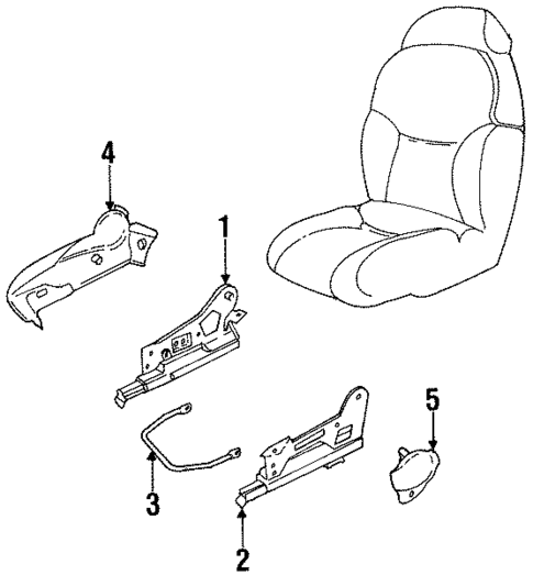 Tracks & Components for 1999 Chevrolet Monte Carlo #2