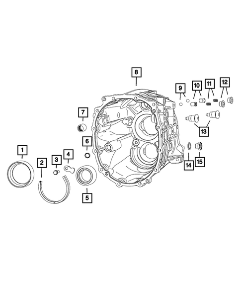 Case and Related Parts for 2024 Jeep Gladiator #1