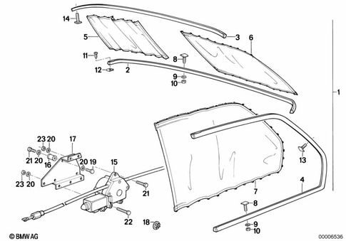 Door Trim Panels / Lateral Trim Panels for 1992 BMW 740i #3