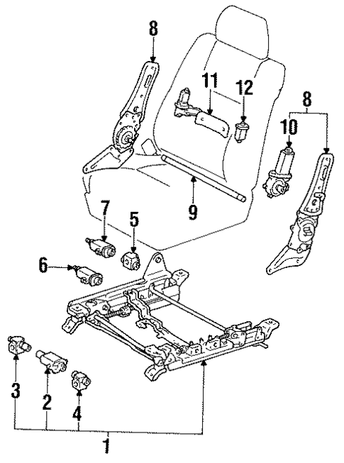 Power Seats for 1991 Lexus LS400 #0