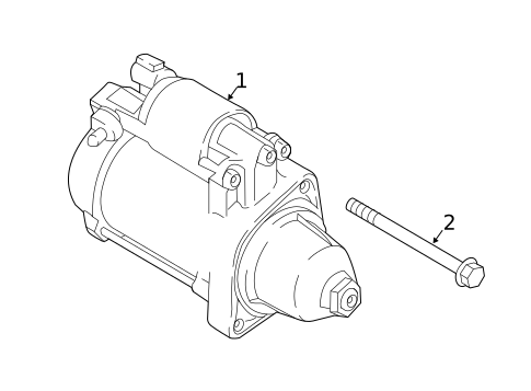 Starter for 2020 Kia Stinger #0