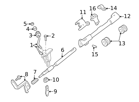 Housing & Components for 2001 Ford Explorer Sport #1