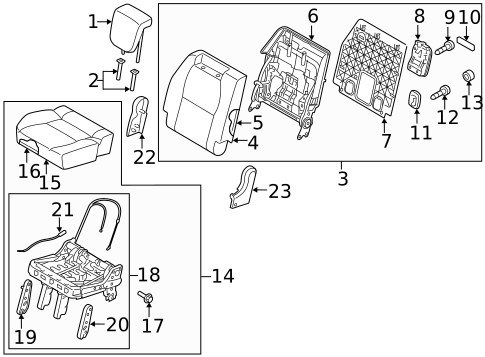 Third Row Seats for 2018 Kia Sedona #1