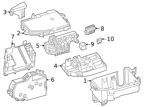 Fuse & Relay for 2024 Mercedes-Benz EQB 350 #5