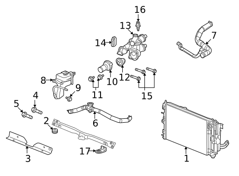 Radiator & Components for 2010 Dodge Caliber #0