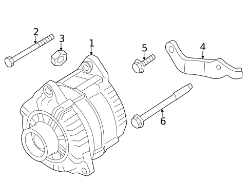 Alternator for 2019 Nissan NV1500 #0