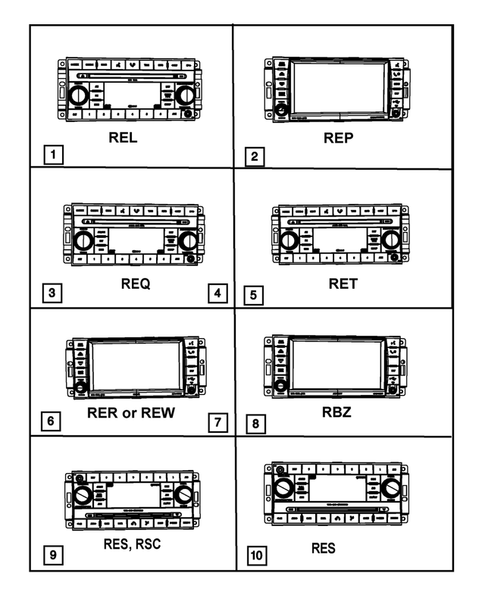 Radio, Antenna, Speakers, DVD, and Video systems for 2010 Jeep Liberty #0
