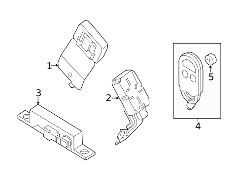 Tire Pressure Monitor Components for 2013 Nissan Sentra #1