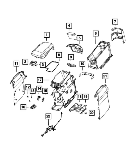 Consoles for 2026 Chrysler Pacifica #1