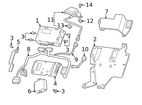 Electrical Components for 2003 Acura RL #1