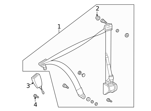 Front Seat Belts for 2005 Chrysler Crossfire #0