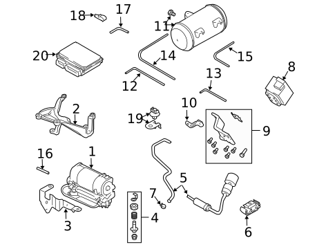 Ride Control Components for 2009 Audi A8 Quattro #0