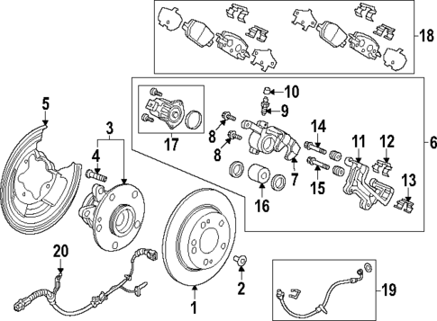 Rear Brakes for 2025 Honda CR-V #0