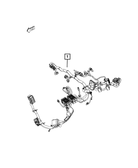 Wiring-Headlamp to Dash for 2014 Jeep Cherokee #2